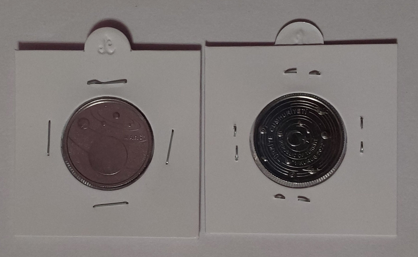 Turkey Solar planet 10 Coins set 1 kurus (2022-23) - ZealHobbieZ
