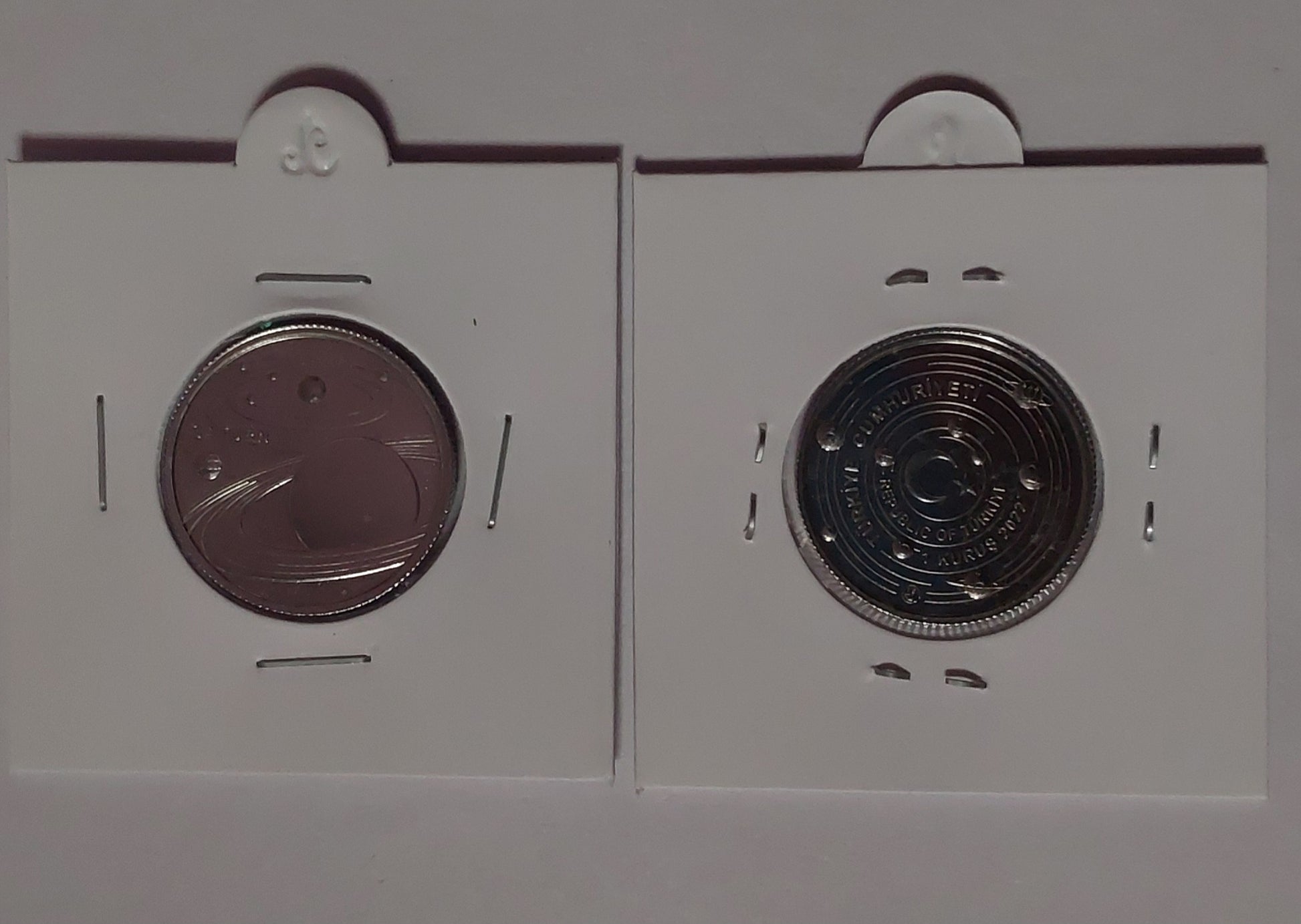 Turkey Solar planet 10 Coins set 1 kurus (2022-23) - ZealHobbieZ