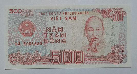 Vietnam 500 Dong UNC P101a - ZealHobbieZ