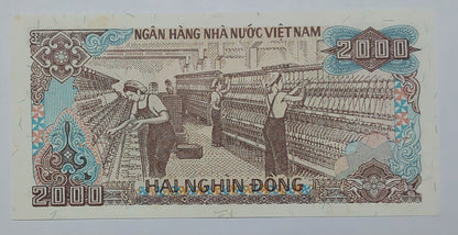 Vietnam 2000 Dong UNC 1988 P107b - ZealHobbieZ