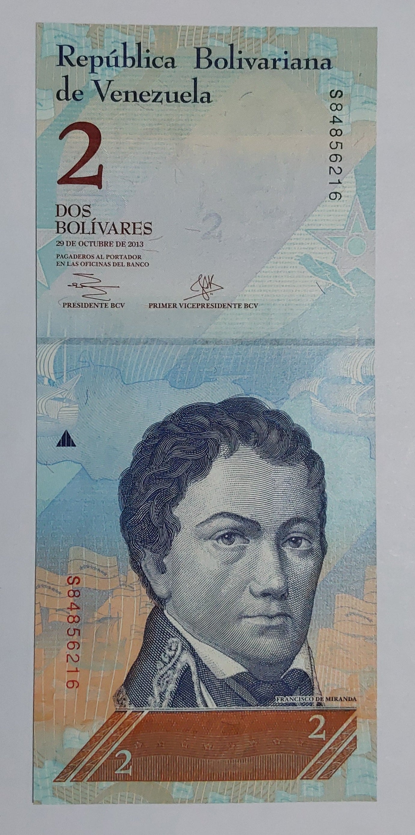 Venezuela 2 Bolívares UNC 2013 P88f - ZealHobbieZ