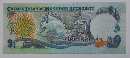 Cayman Islands 1 Dollar (500th Anniversary of Discovery) 2003 UNC P30a Queen Elizabeth II - ZealHobbieZ