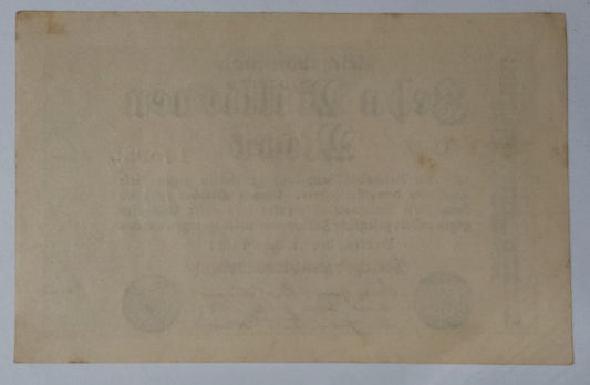 Germany 10,000,000 Mark 1923 P106a Used Uniface note ending serial no 935 - ZealHobbieZ