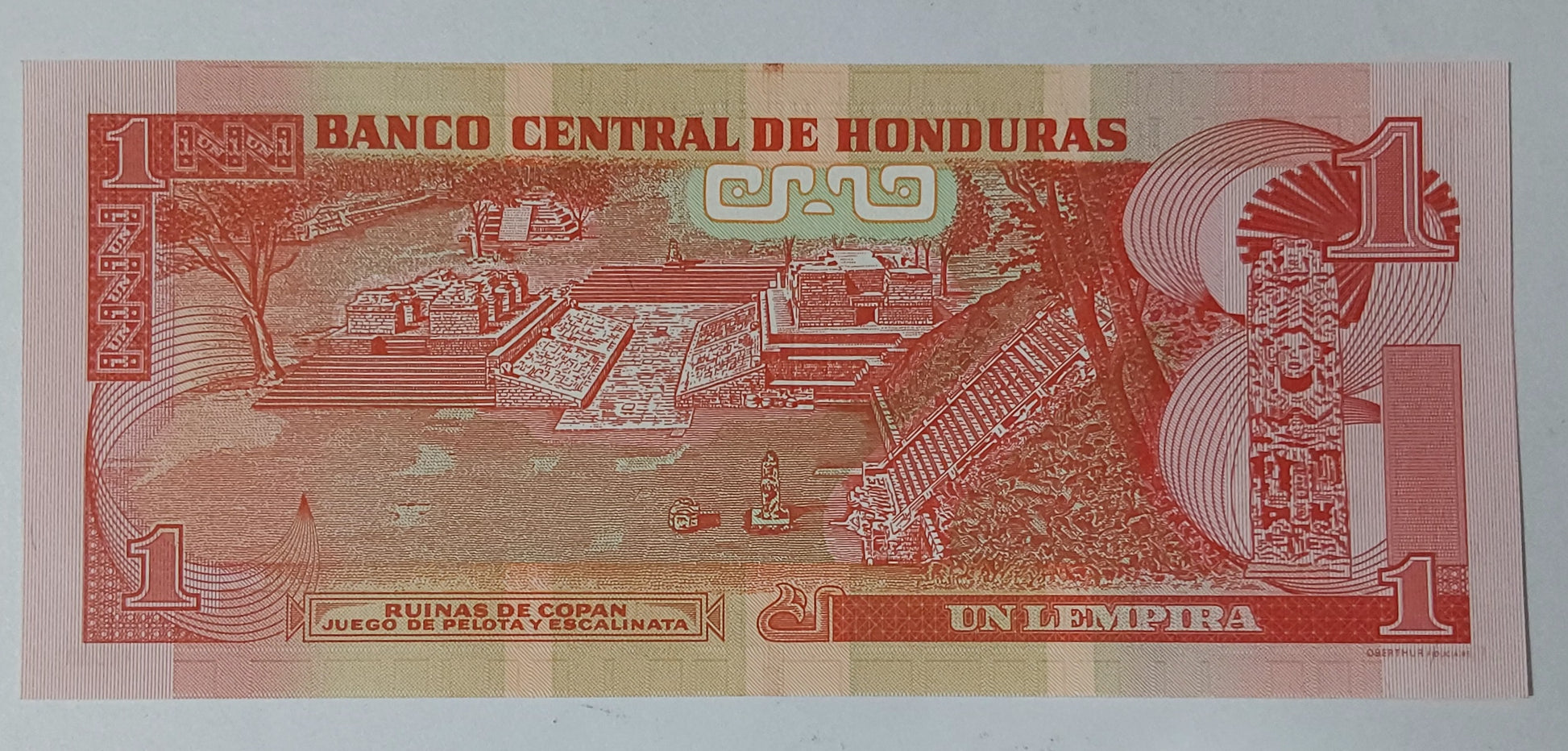Honduras 1 Lempira 2012 P96 UNC - ZealHobbieZ