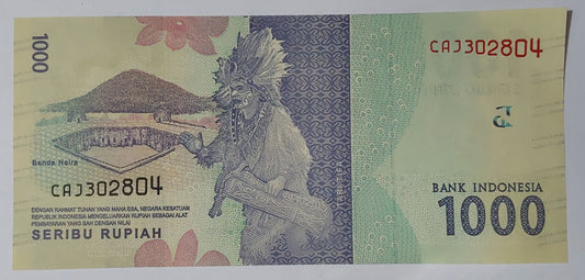 Indonesia 1000 Rupiah 2016 P154a UNC - ZealHobbieZ