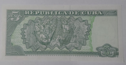 Cuba 5 Pesos 2017 UNC P116q