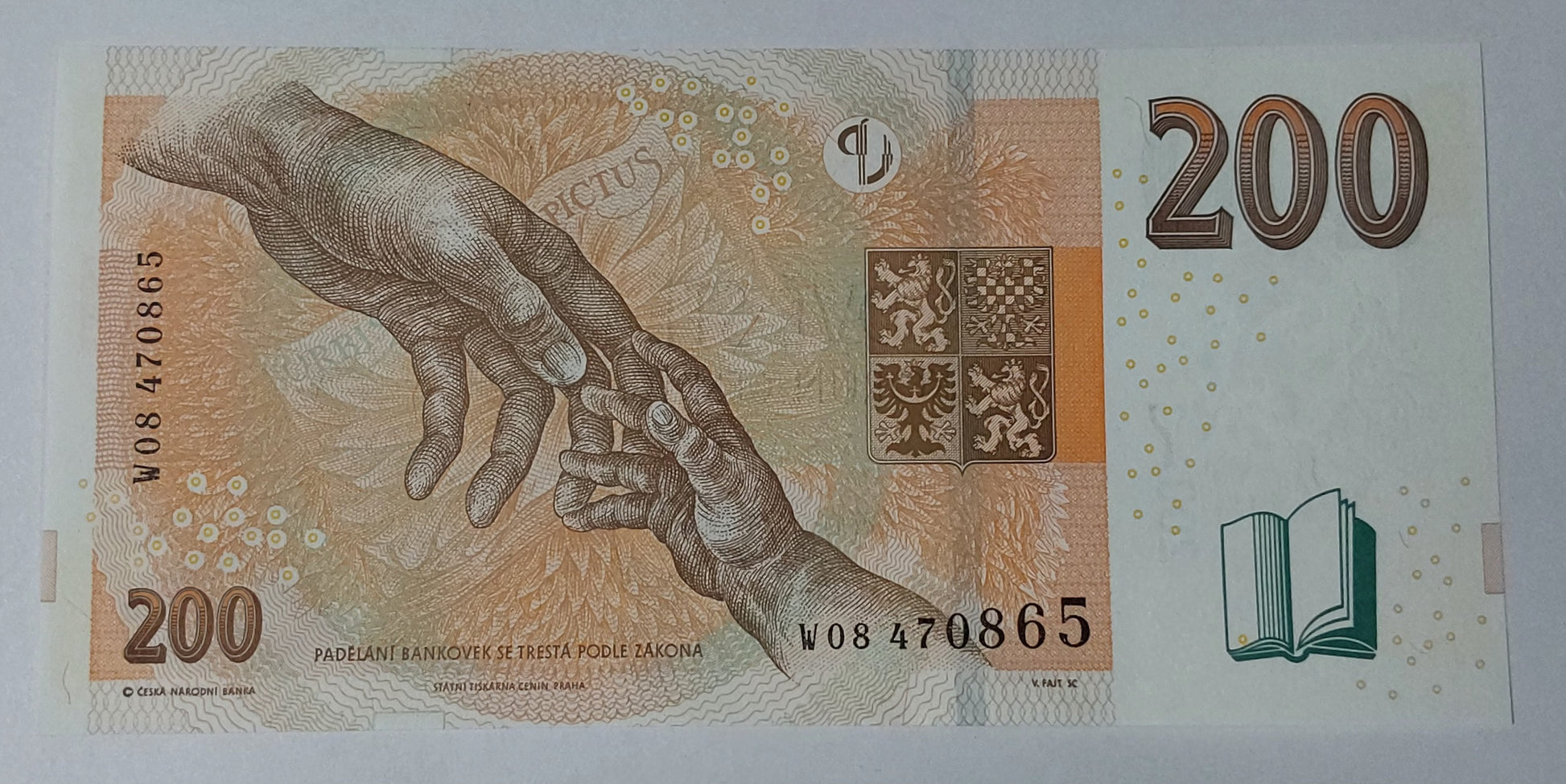 Czech Republic 200 Korun 2018 UNC - ZealHobbieZ