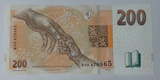 Czech Republic 200 Korun 2018 UNC - ZealHobbieZ