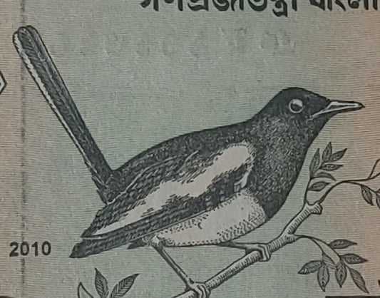 Bangladesh 2 Taka 2010 P6c UNC ( bird issue) - ZealHobbieZ
