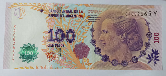 Argentina 100 Peso 2015 Banknote - UNC - P238B | World Bank note collection