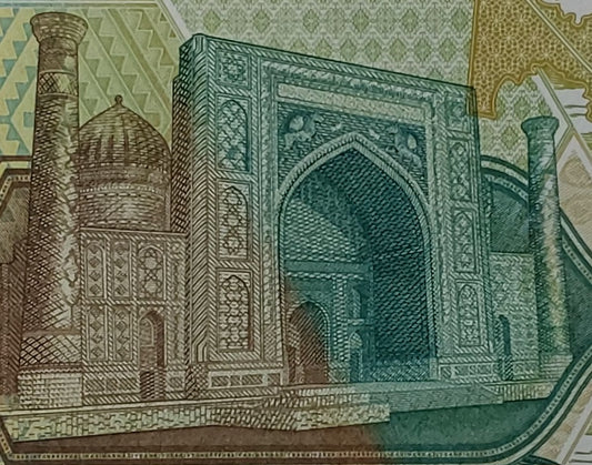 Uzbekistan 5000 Som 2021 UNC - World Bank note collection