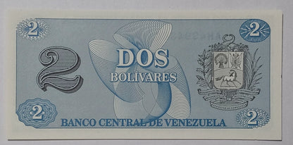 Venezuela 2 Bolivares 1989 UNC - ZealHobbieZ