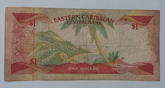 East Caribbean 1 Dollar ( ANTIGUA )
