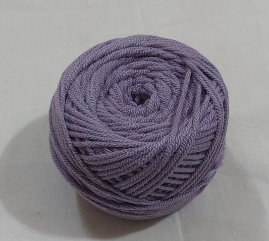 16Ply Cotton Yarn Material For Knitting, Crochet, Macramé, Diy Craft 100Gms Ball Purple(Amethyst)