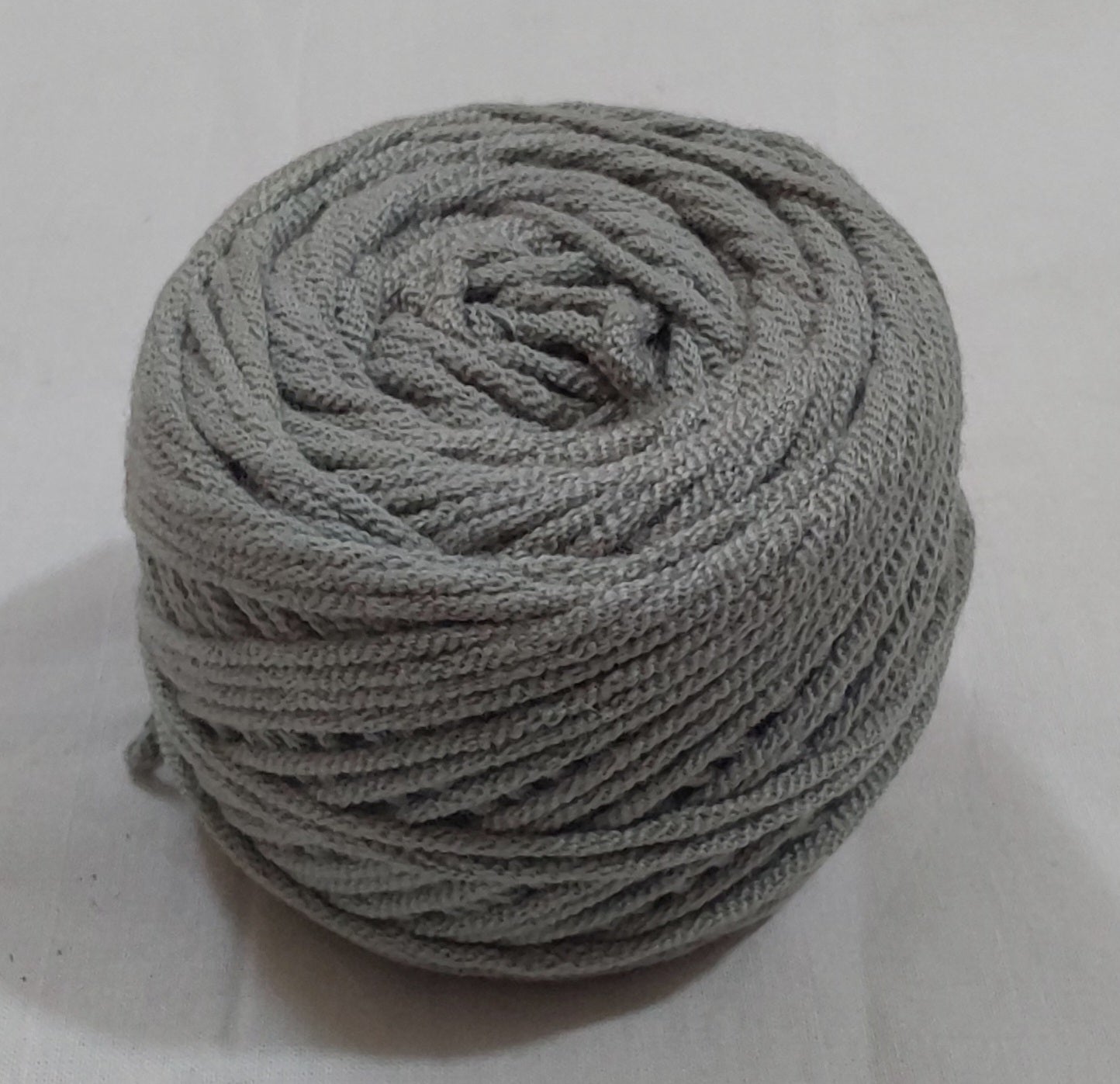 18Ply Cotton Yarn Material For Knitting, Crochet, Macramé, Diy Craft 100Gms Ball grey