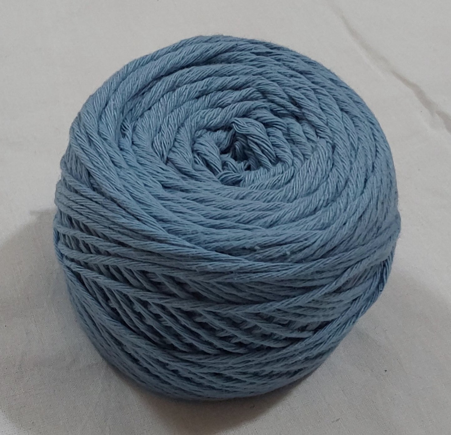 8 Ply Cotton Yarn Baby Soft Materials For Knitting, Crochet, Macrame, Diy Craft 100Gms Ball L.Blue