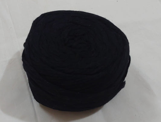 8 Ply Cotton Yarn Baby Soft Materials For Knitting, Crochet, Macrame, Diy Craft 100Gms Ball Black
