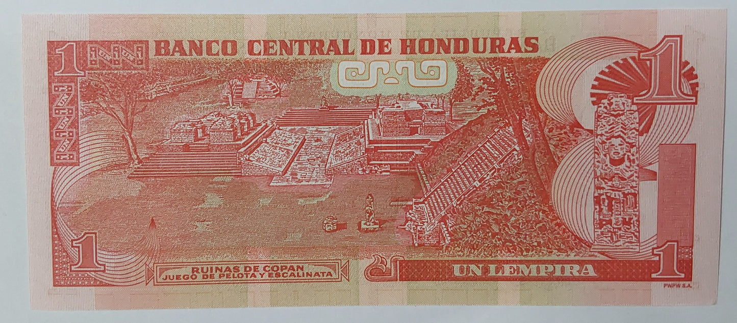 Honduras 1 Lempira 2022 UNC - World Bank note collection