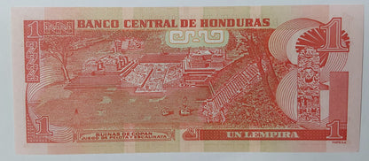 Honduras 1 Lempira 2022 UNC - World Bank note collection