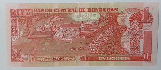 Honduras 1 Lempira 2022 UNC - World Bank note collection