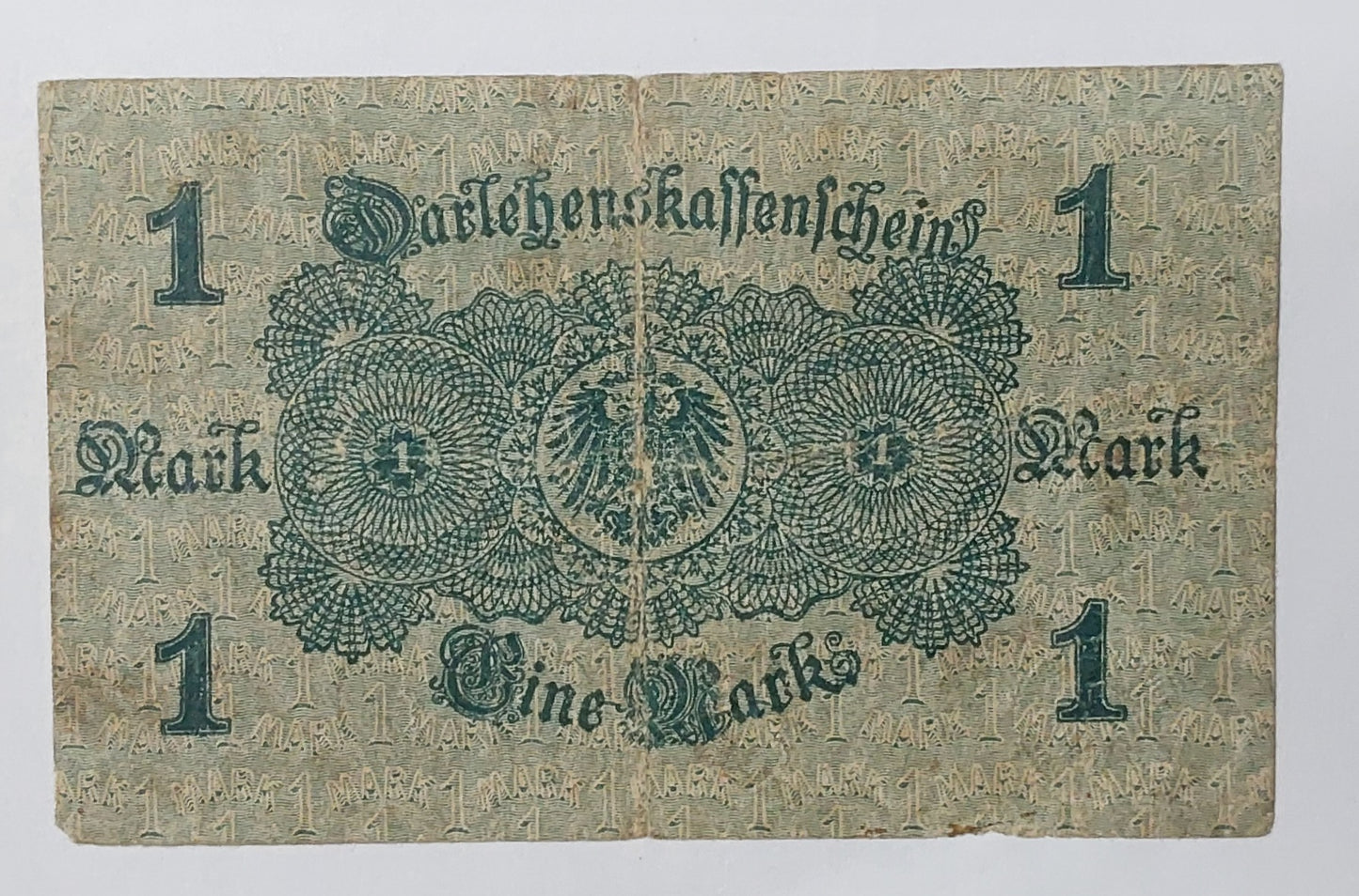 Germany 1 mark 1914 P51 heavily used ZealhobbieZ