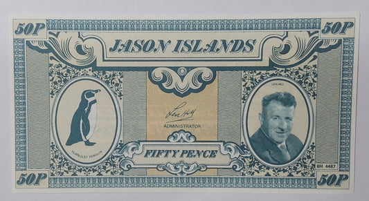 Jayson Islands 50 pence 1978 PRIVATE ISSUE UNC - ZealhobbieZ