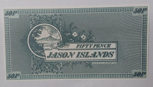 Jayson Islands 50 pence 1978 PRIVATE ISSUE UNC - ZealhobbieZ