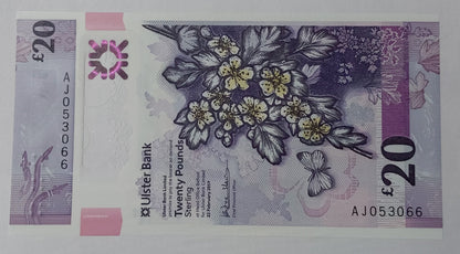 Northern ireland 20 pound sterling polymer 2019 UNC - ZealhobbieZ (Ulsterbank)