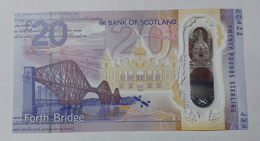 SCOTLAND 20 pound sterling polymer 2019 UNC - ZealhobbieZ (bank of scotland)