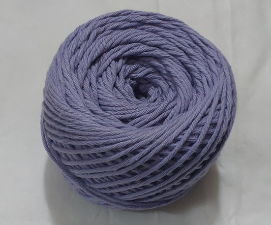 8 Ply Cotton Yarn Baby Soft Materials For Knitting, Crochet, Macrame, Diy Craft 100Gms Ball Purple(Amethyst2)