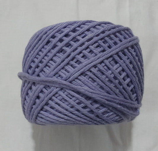 8 Ply Cotton Yarn Baby Soft Materials For Knitting, Crochet, Macrame, Diy Craft 100Gms Ball Purple(Amethyst2)