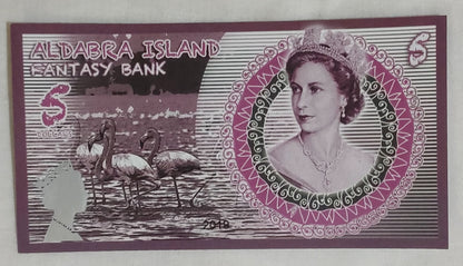 Aldabra Island 5, 10, 20, 50, 100 Pounds FANTASY set
