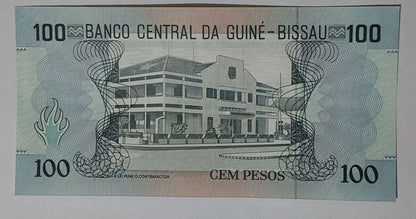 Guinea bissau 100 pesos 1990 P11 UNC