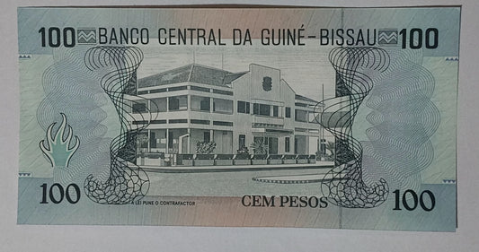 Guinea bissau 100 pesos 1990 P11 UNC