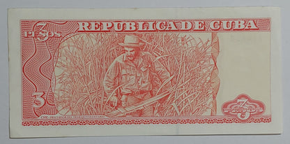 Cuba 3 pesos 2004 P127 UNC (Che Guevara )