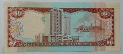 Trinidad and Tobago 1 Dollar 2006 P46A UNC  - World Bank note collection
