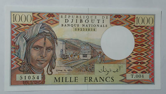 Dijibouti 1000 francs 1979-2005 P37 UNC