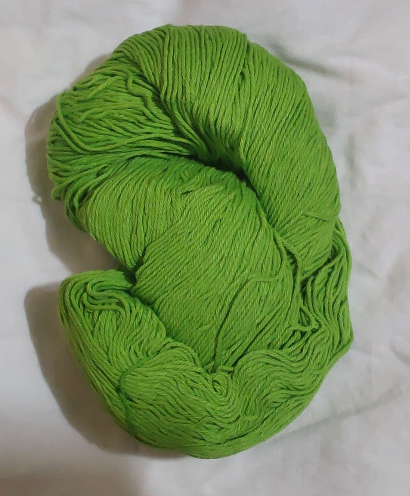 PU 4ply Cotton Yarn for Crochet/Knitting Green- parrot