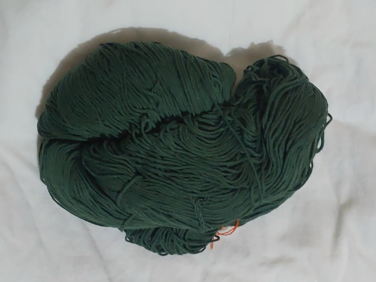 PU 4ply Cotton Yarn for Crochet/Knitting Green- Dark