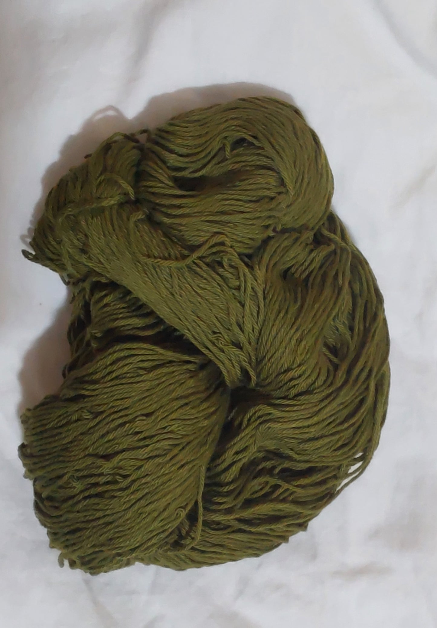 PU 4ply Cotton Yarn for Crochet/Knitting Green- Army
