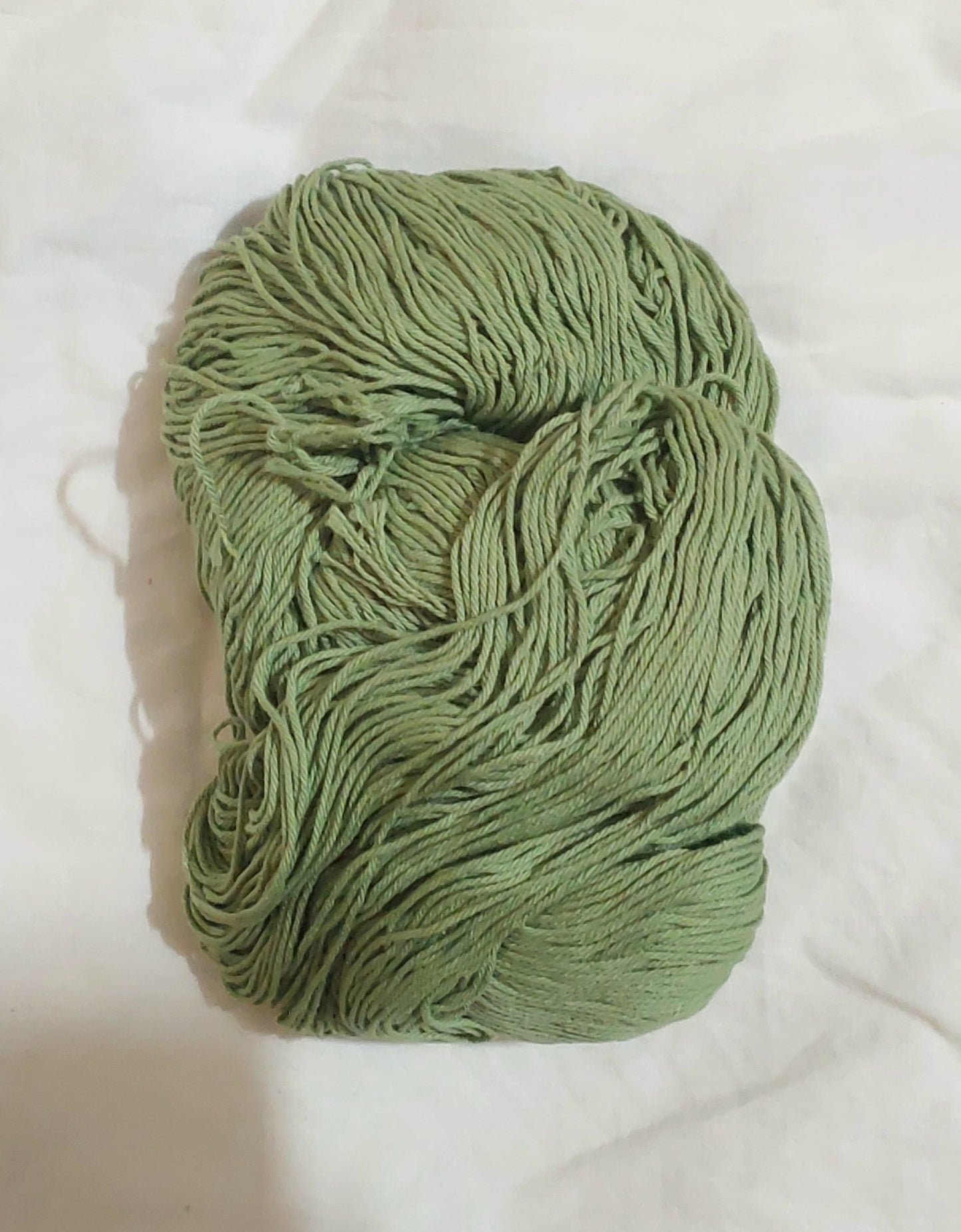 PU 4ply Cotton Yarn for Crochet/Knitting Green- Crocodile