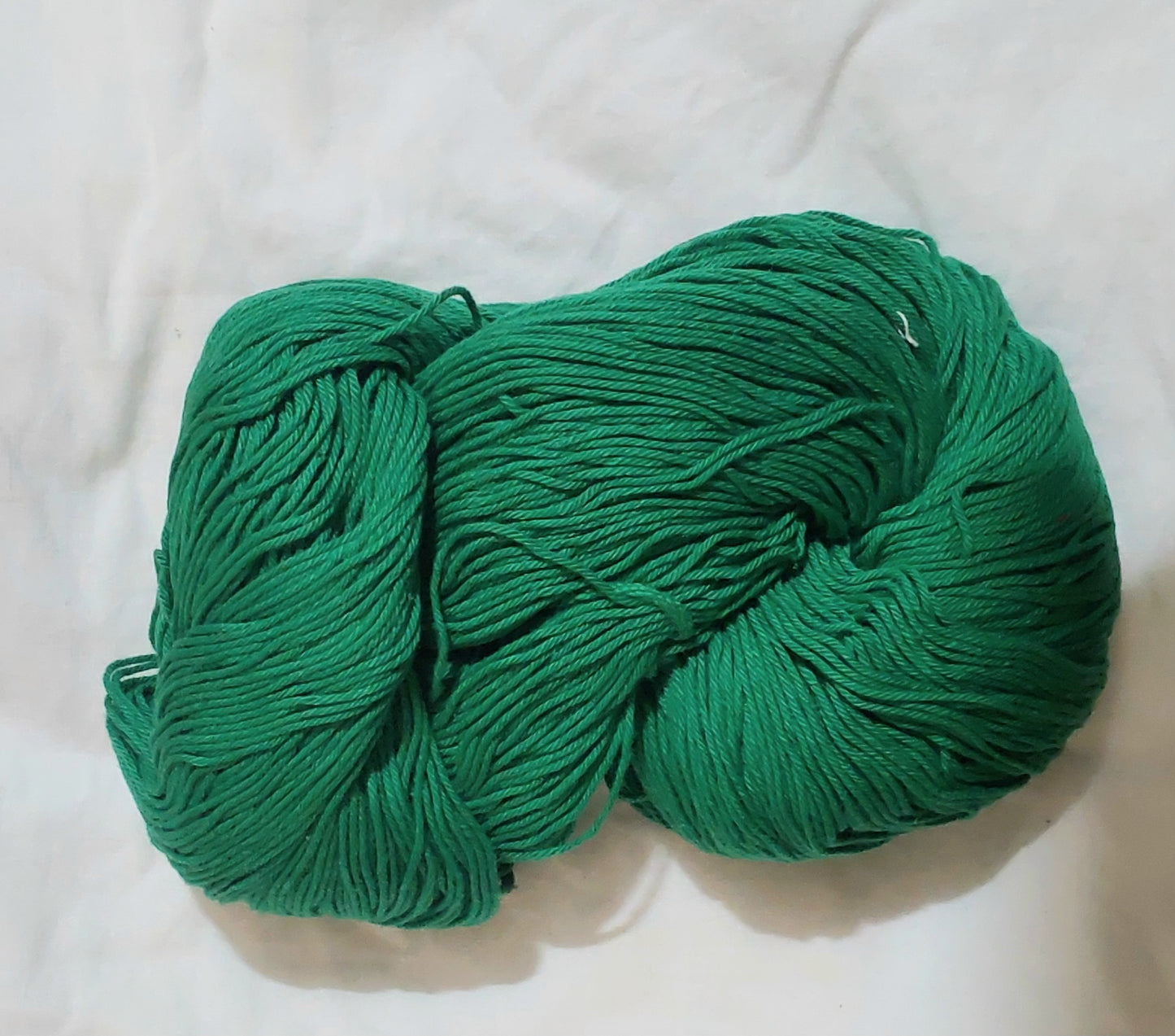 PU 4ply Cotton Yarn for Crochet/Knitting Green- Green