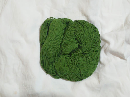 PU 4ply Cotton Yarn for Crochet/Knitting Green- Jungle