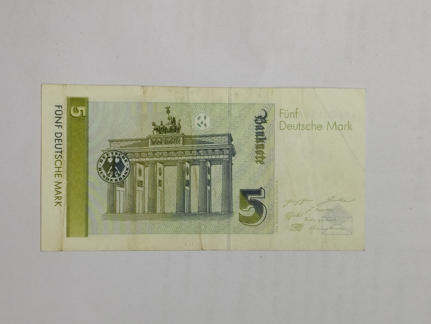 Germany 5 Mark 1991 P37 Used