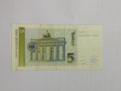 Germany 5 Mark 1991 P37 Used