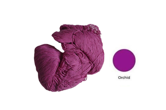 PU 4ply Cotton Yarn for Crochet/Knitting Purple - Orchid