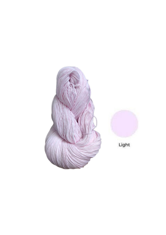 PU 4ply Cotton Yarn for Crochet/Knitting Purple - Light