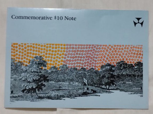 Australia 10 dollar 1988 Ten Dollar Folder Bicentennial AA serials UNC polymer with folder