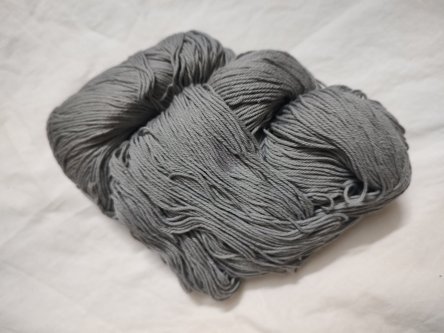 PU 4ply Cotton Yarn for Crochet/Knitting Gray-Gray
