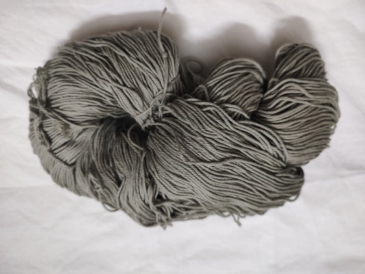 PU 4ply Cotton Yarn for Crochet/Knitting Gray-Nickel